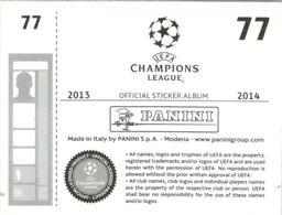 2013-14 Panini UEFA Champions League Stickers #77 Esteban Granero Back