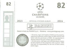 2013-14 Panini UEFA Champions League Stickers #82 Alvaro Arbeloa Back