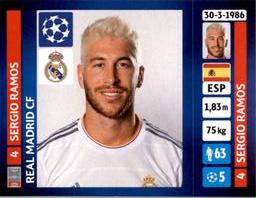2013-14 Panini UEFA Champions League Stickers #83 Sergio Ramos Front