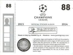 2013-14 Panini UEFA Champions League Stickers #88 Gareth Bale Back