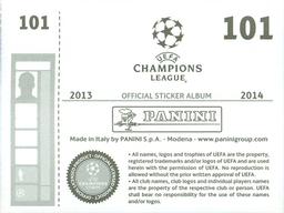 2013-14 Panini UEFA Champions League Stickers #101 Leonardo Bonucci Back