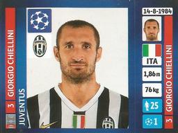2013-14 Panini UEFA Champions League Stickers #102 Giorgio Chiellini Front