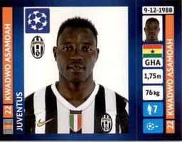 2013-14 Panini UEFA Champions League Stickers #107 Kwadwo Asamoah Front