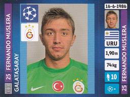 2013-14 Panini UEFA Champions League Stickers #117 Fernando Muslera Front