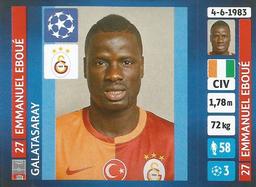 2013-14 Panini UEFA Champions League Stickers #118 Emmanuel Eboue Front