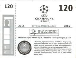 2013-14 Panini UEFA Champions League Stickers #120 Aurelien Chedjou Back