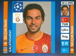 2013-14 Panini UEFA Champions League Stickers #125 Selcuk Inan Front
