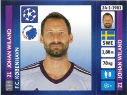 2013-14 Panini UEFA Champions League Stickers #135 Johan Wiland Front