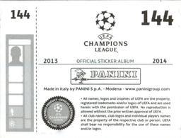 2013-14 Panini UEFA Champions League Stickers #144 Igor Vetokele Back