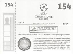 2013-14 Panini UEFA Champions League Stickers #154 Maxi Pereira Back
