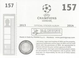 2013-14 Panini UEFA Champions League Stickers #157 Guilherme Siqueira Back