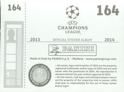 2013-14 Panini UEFA Champions League Stickers #164 Andre Almeida Back