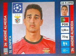 2013-14 Panini UEFA Champions League Stickers #164 Andre Almeida Front
