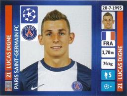 2013-14 Panini UEFA Champions League Stickers #175 Lucas Digne Front