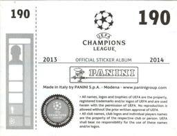 2013-14 Panini UEFA Champions League Stickers #190 Leandro Salino Back