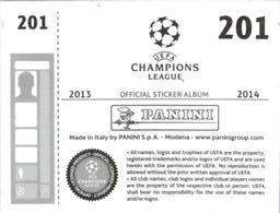 2013-14 Panini UEFA Champions League Stickers #201 Kostas Manolas Back