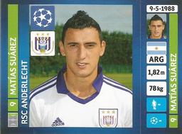 2013-14 Panini UEFA Champions League Stickers #217 Matias Suarez Front