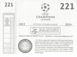 2013-14 Panini UEFA Champions League Stickers #221 Luka Milivojevic Back