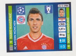 2013-14 Panini UEFA Champions League Stickers #235 Mario Mandzukic Front