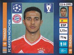 2013-14 Panini UEFA Champions League Stickers #239 Thiago Front