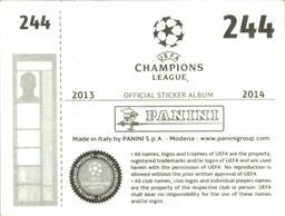 2013-14 Panini UEFA Champions League Stickers #244 Kirill Nababkin Back