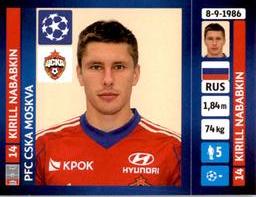2013-14 Panini UEFA Champions League Stickers #244 Kirill Nababkin Front