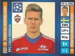 2013-14 Panini UEFA Champions League Stickers #249 Pontus Wernbloom Front
