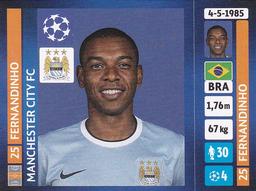 2013-14 Panini UEFA Champions League Stickers #266 Fernandinho Front