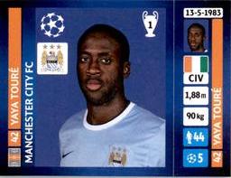 2013-14 Panini UEFA Champions League Stickers #267 Yaya Toure Front