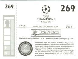 2013-14 Panini UEFA Champions League Stickers #269 Stevan Jovetic Back