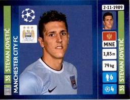 2013-14 Panini UEFA Champions League Stickers #269 Stevan Jovetic Front