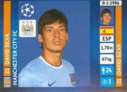 2013-14 Panini UEFA Champions League Stickers #270 David Silva Front
