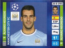2013-14 Panini UEFA Champions League Stickers #271 Alvaro Negredo Front