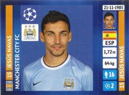 2013-14 Panini UEFA Champions League Stickers #276 Jesus Navas Front