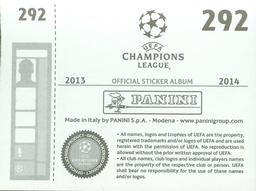 2013-14 Panini UEFA Champions League Stickers #292 Martin Pospisil Back