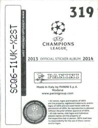 2013-14 Panini UEFA Champions League Stickers #319 David Limbersky Back