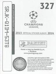 2013-14 Panini UEFA Champions League Stickers #327 Roman Shirokov Back