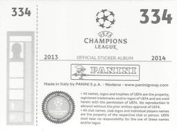 2013-14 Panini UEFA Champions League Stickers #334 Ramires Back