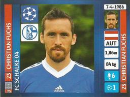 2013-14 Panini UEFA Champions League Stickers #351 Christian Fuchs Front