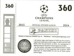 2013-14 Panini UEFA Champions League Stickers #360 Roman Neustadter Back