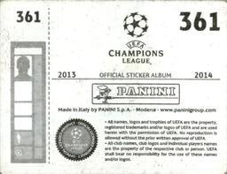 2013-14 Panini UEFA Champions League Stickers #361 Christian Clemens Back