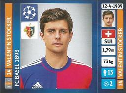 2013-14 Panini UEFA Champions League Stickers #374 Valentin Stocker Front