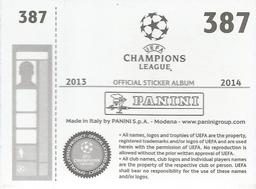 2013-14 Panini UEFA Champions League Stickers #387 Iasmin Latovlevici Back