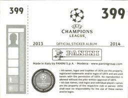 2013-14 Panini UEFA Champions League Stickers #399 Federico Piovaccari Back