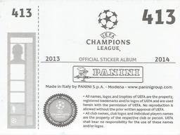 2013-14 Panini UEFA Champions League Stickers #413 Nacho Monreal Back