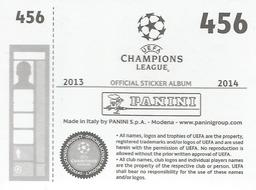 2013-14 Panini UEFA Champions League Stickers #456 Christian Maggio Back
