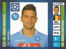 2013-14 Panini UEFA Champions League Stickers #471 Dries Mertens Front