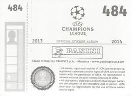 2013-14 Panini UEFA Champions League Stickers #484 Jorge Fucile Back