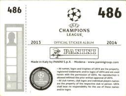 2013-14 Panini UEFA Champions League Stickers #486 Hector Herrera Back