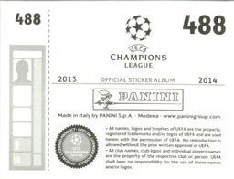 2013-14 Panini UEFA Champions League Stickers #488 Lica Back